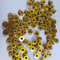 M5 Gold Aluminium Flange Serrated Nuts for Props